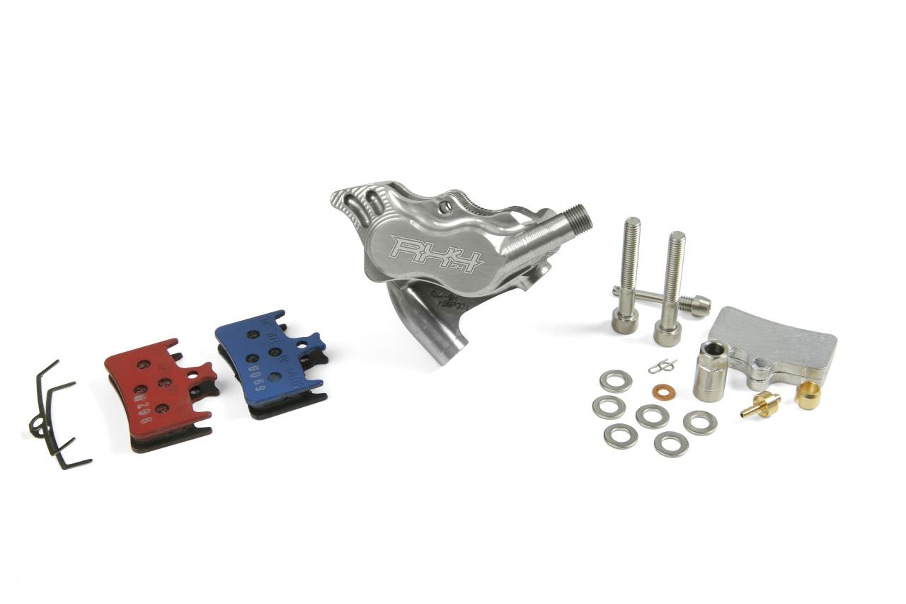 Hope RX4+ Caliper Flatmount+ 20MM Dot - Rear Silver