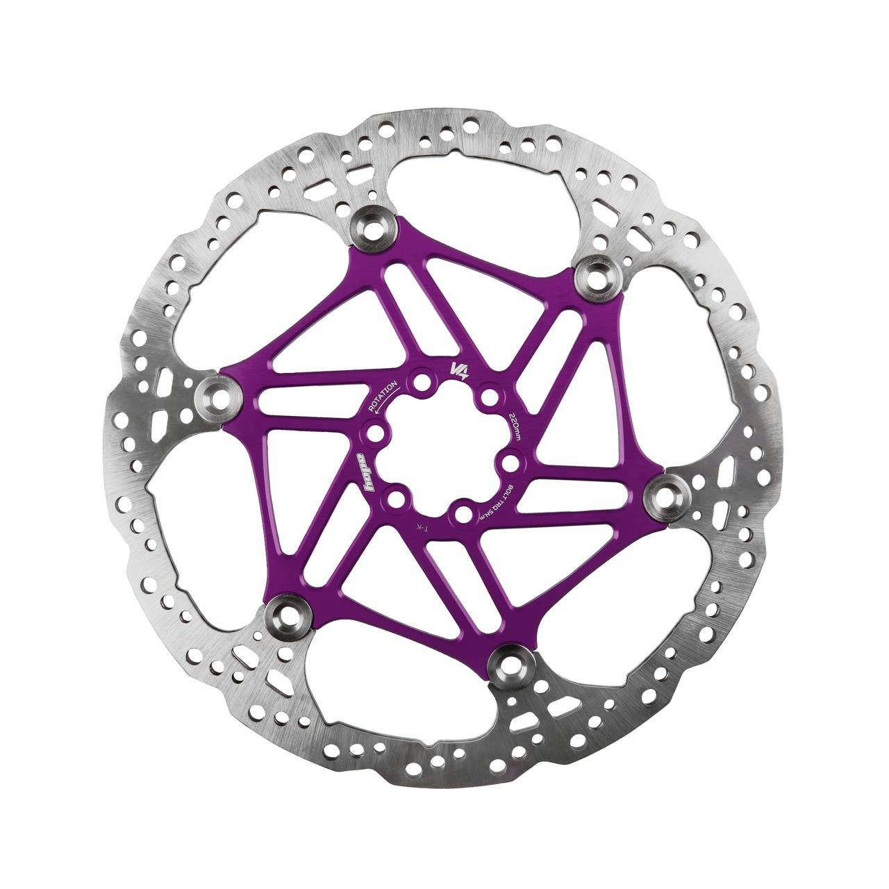 Hope Floating V4 Disc (New) - 220mm Purple