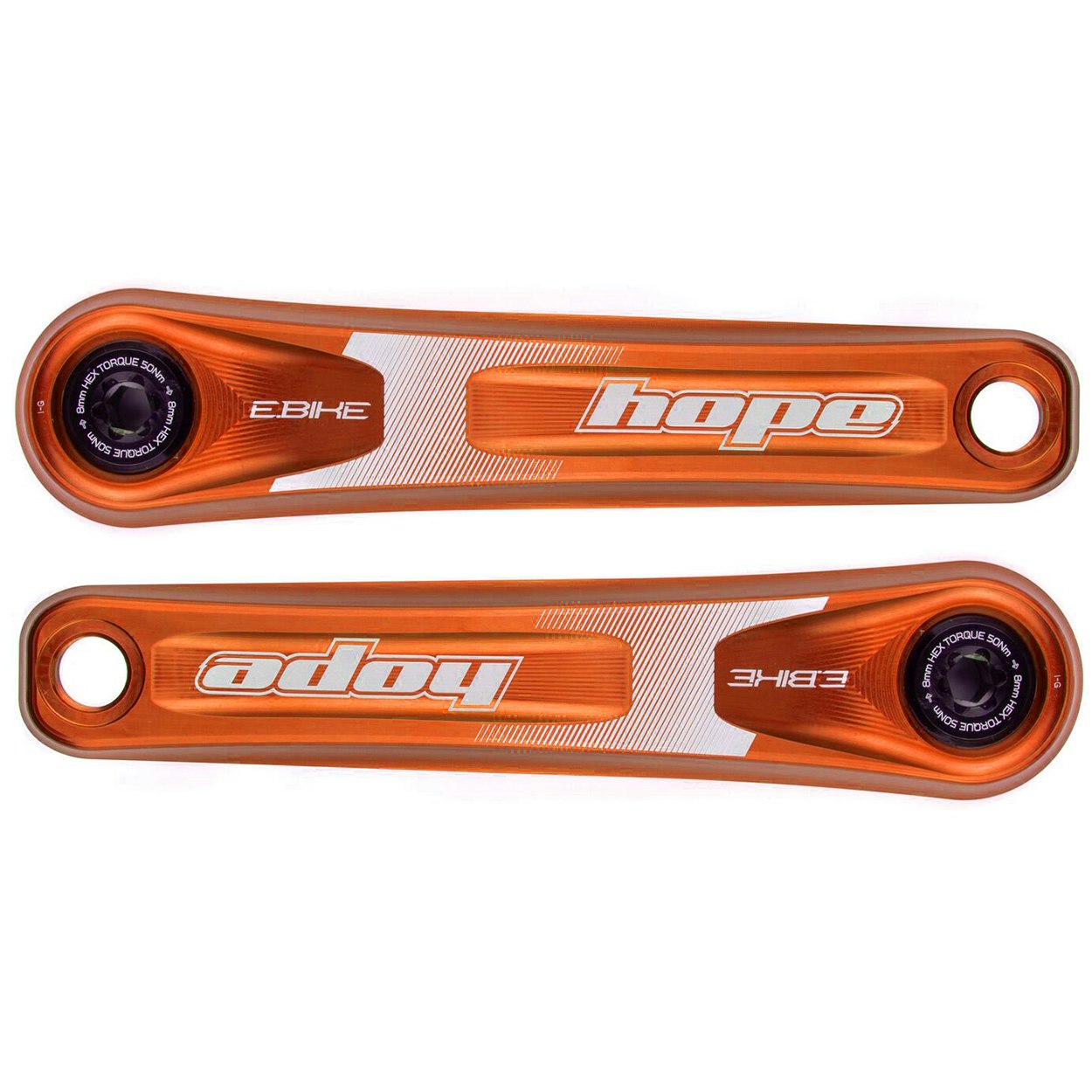 Hope Crankset E-Bike No Spider Narrow - 165mm Orange