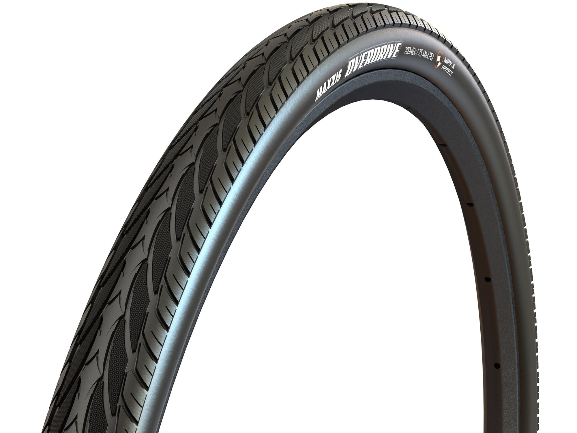 Maxxis Overdrive 700 x 38 Wire Bead 60 TPI MaxxProtect Tyre - Black