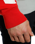 Dainese Paddock Hoodie - Glacier-Gray/Lava-Red/Black