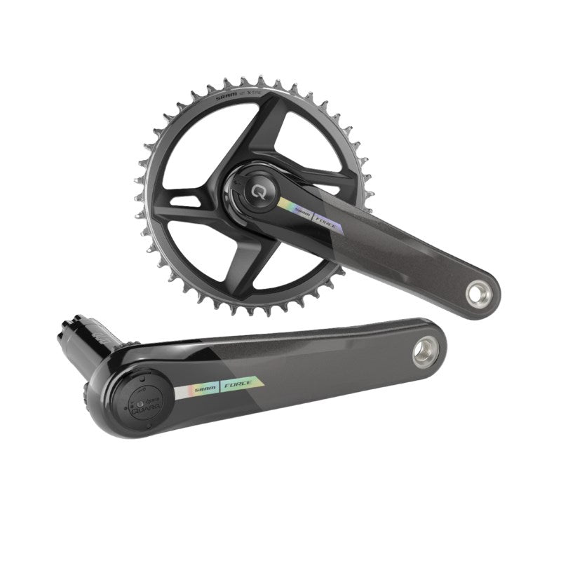 SRAM Force 1x AXS D2 - Unicorn Grey w/Laser Foil - Road Power Meter Spindle DUB 165 - 40T DM (BB not included)