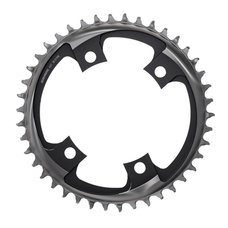SRAM CHAIN RING ROAD 42T 107BCD X-SYNC BLAST BLACK