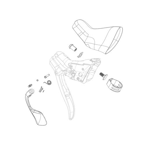 SRAM SHIFTER LEVER ASSEMBLY KIT 2009-2011 APEX/RIVAL - LEFT