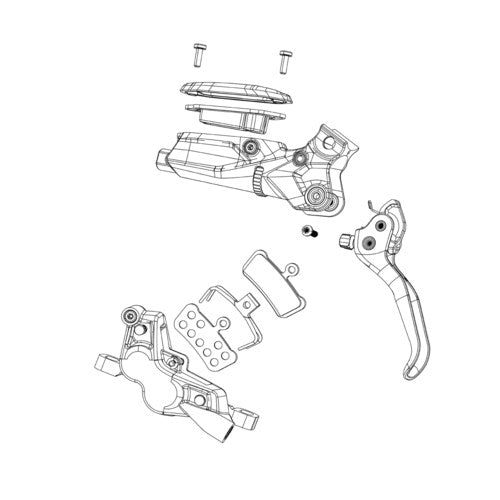 SRAM BRAKE LEVER KIT S900 AERO ROAD HRD