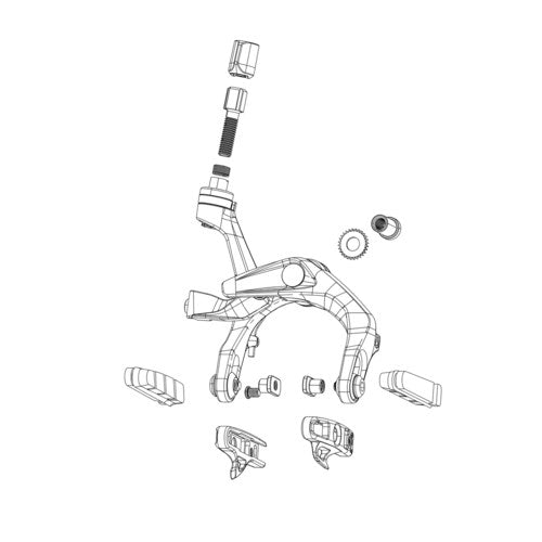 SRAM BRAKE PAD HOLDER REAR L/R S900 DM