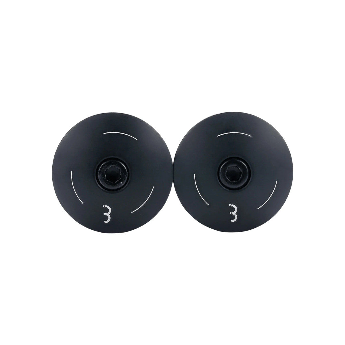 BBB Cycling Aluminium Screw-On End Caps 2pc - Black