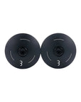 BBB Cycling Aluminium Screw-On End Caps 2pc - Black