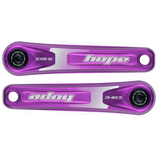 Hope Crankset E-Bike No Spider Narrow - 165mm Purple