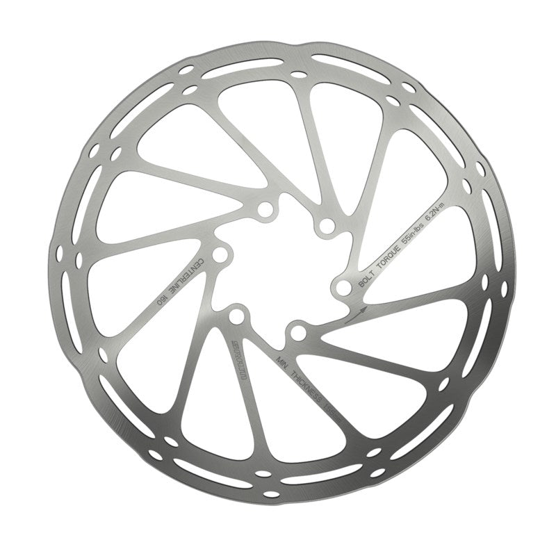 SRAM Rotor Centerline 160mm (includes Steel rotor bolts) Rounded
