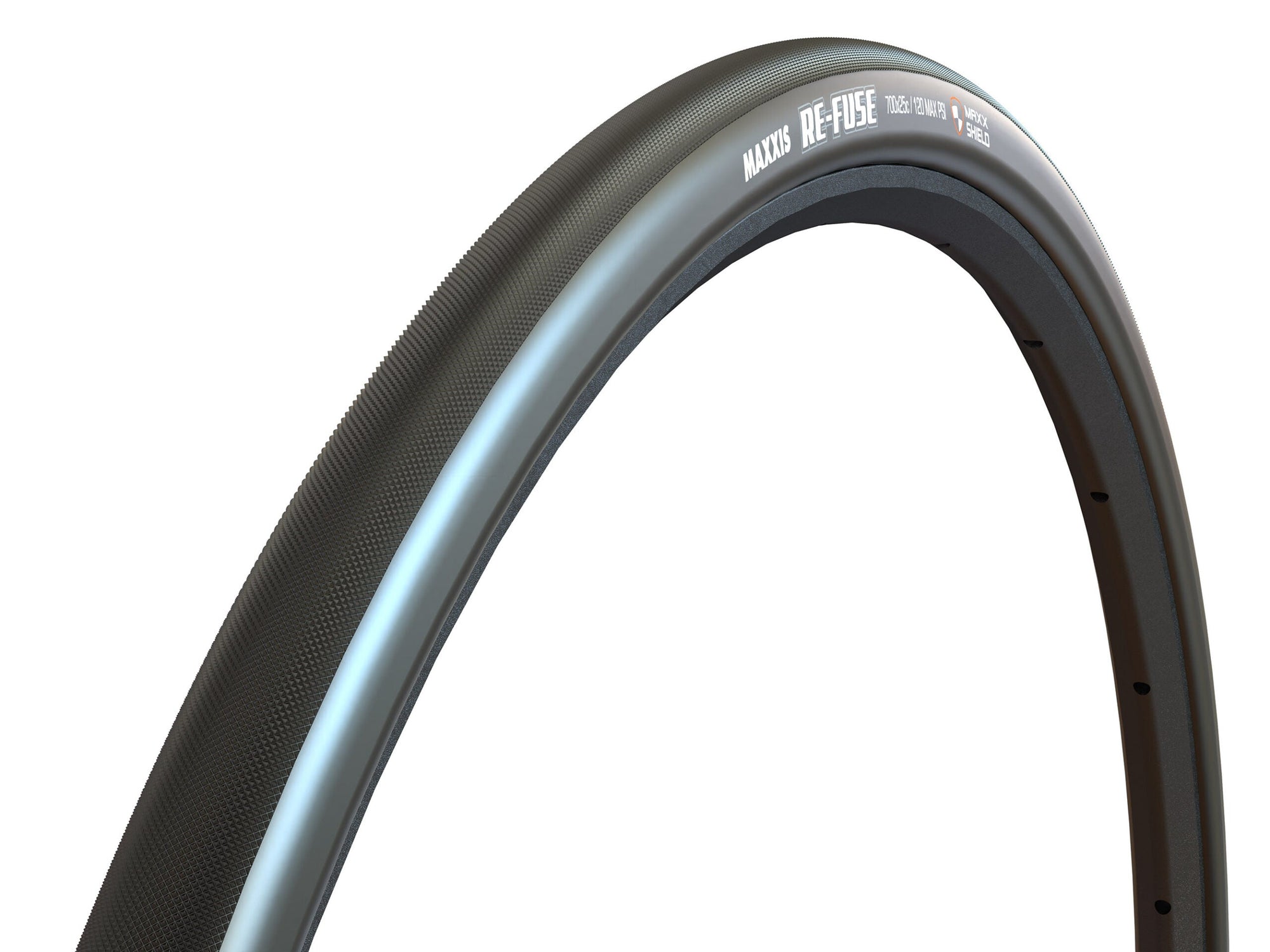 Maxxis Refuse 700 x 40 Folding Bead 60 TPI MaxxShield TR City Trekking Bicycle Tyre - Black
