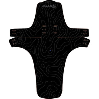 RYFE MTB Mud Guard Large 362 × 297mm - Black Contour