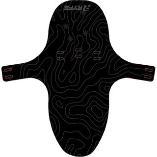 RYFE MTB Mud Guard Large 310 × 305mm - Black Contour