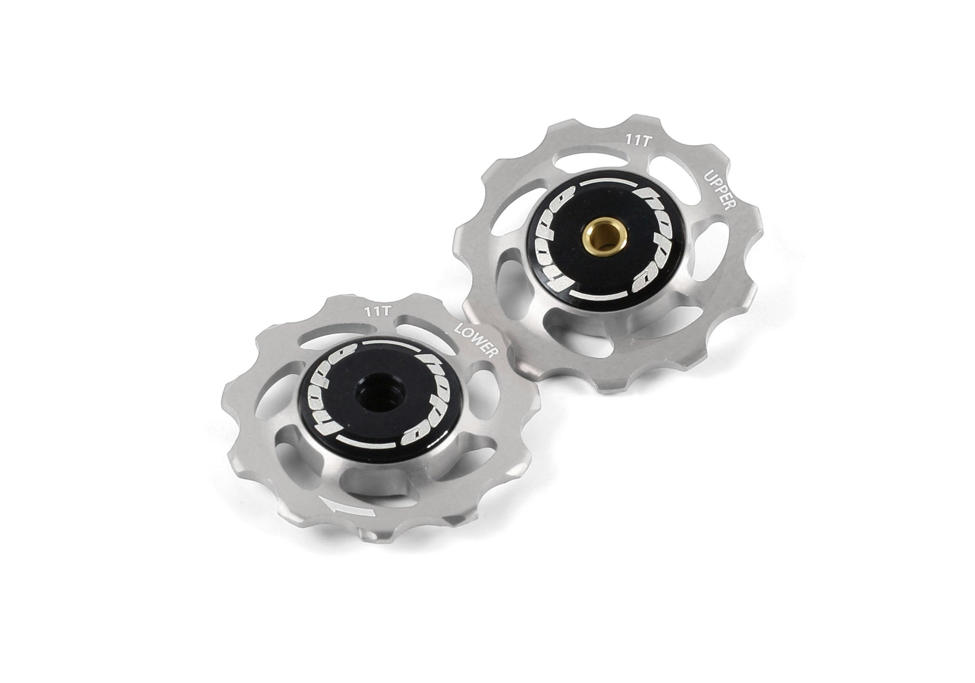 Hope Jockey Wheels Pair - 11 Teeth Silver