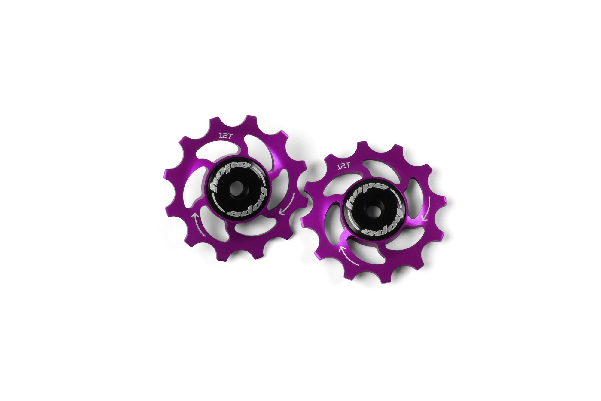 Hope Jockey Wheels Pair - 12 Teeth Purple
