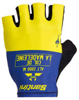 Santini TDF Col De La Madeleine Stage Gloves - Blue/Yellow