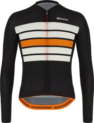 SANTINI SLEEK BENGAL LONG SLEEVE MENS JERSEY BLACK