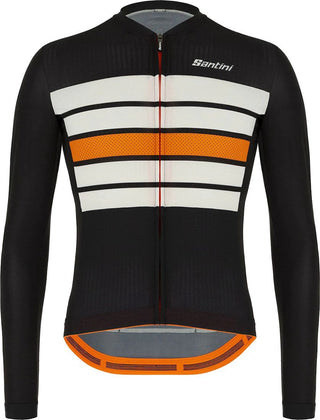 SANTINI SLEEK BENGAL LONG SLEEVE MENS JERSEY BLACK