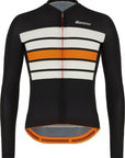 SANTINI SLEEK BENGAL LONG SLEEVE MENS JERSEY BLACK