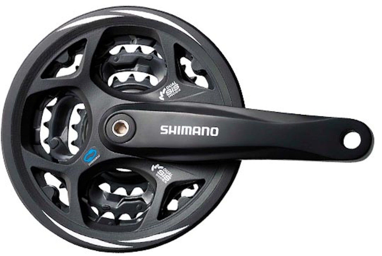 Shimano Altus FC-M311 175mm 42/32/22T Crankset Black