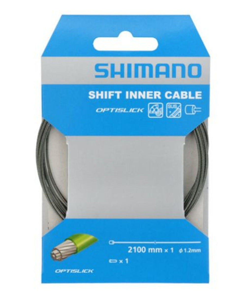 Cavo Deragliatore Shimano Optislick 1.2 X 2000 Mm – Confezione Da 2 Per Cambio Bici Da Corsa E MTB