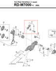 Shimano SLX RD-M7000 Replacement Bracket Axle Unit