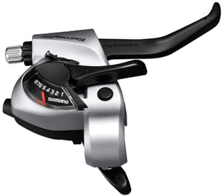 Shimano Tourney TX ST-TX800 EZ-Fire 8sp Shift/Brake Lever Set Silver