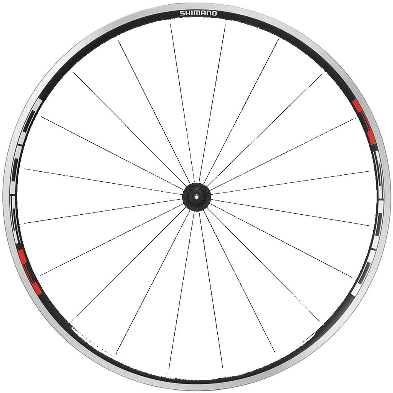 Shimano Tiagra WH-R501 700C QR Clincher Front Wheel Black