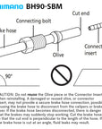 Shimano SM-BH90-SBM 1000mm Disc Brake Hose (XTR, XT, Deore, SLX)