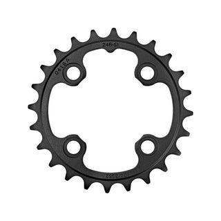 SRAM CHAIN RING MTB 24T 64 AL3 BLAST BLACK 2X11 NO PIN