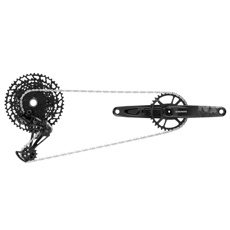 SRAM NX Eagle DUB Groupset (Rear Der - Trigger Shifter w Clamp - Crankset DUB 12s 175 BOOST w DM 32t X-SYNC Chainring - Chain 126 links 12s -Cassette PG-1230 11-50t - Chaingap Gauge)
