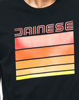 Dainese Stripes T-Shirt - Black/Red