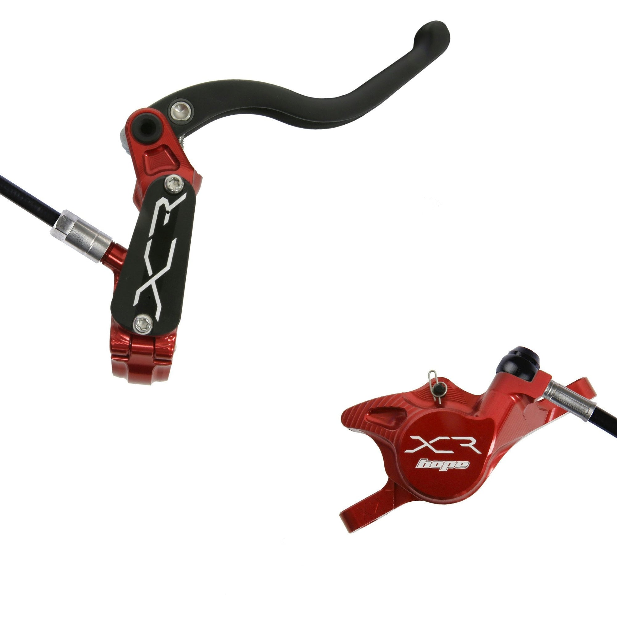 Hope XCT X2 Brake Rear Flat Mount - Red