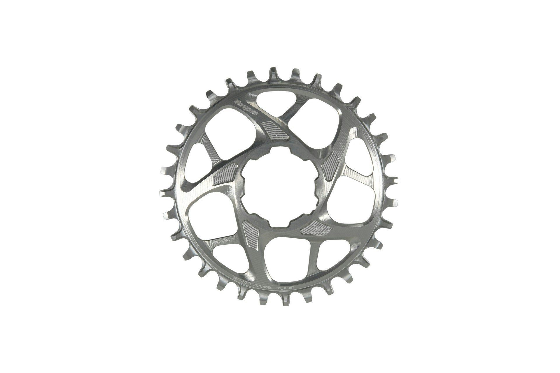 Hope R22 Spiderless Chainring Boost - 36 Teeth Silver