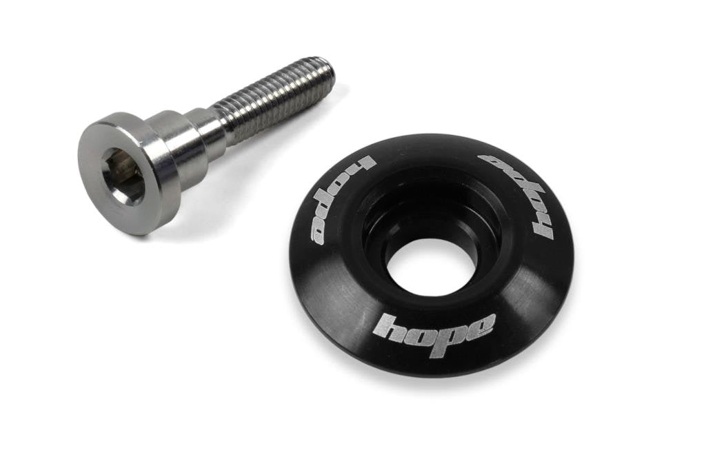Hope Headset Top Cap and Bolt - Black