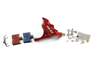 Hope RX4+ Caliper Flatmount+ 20MM Dot - Front Red
