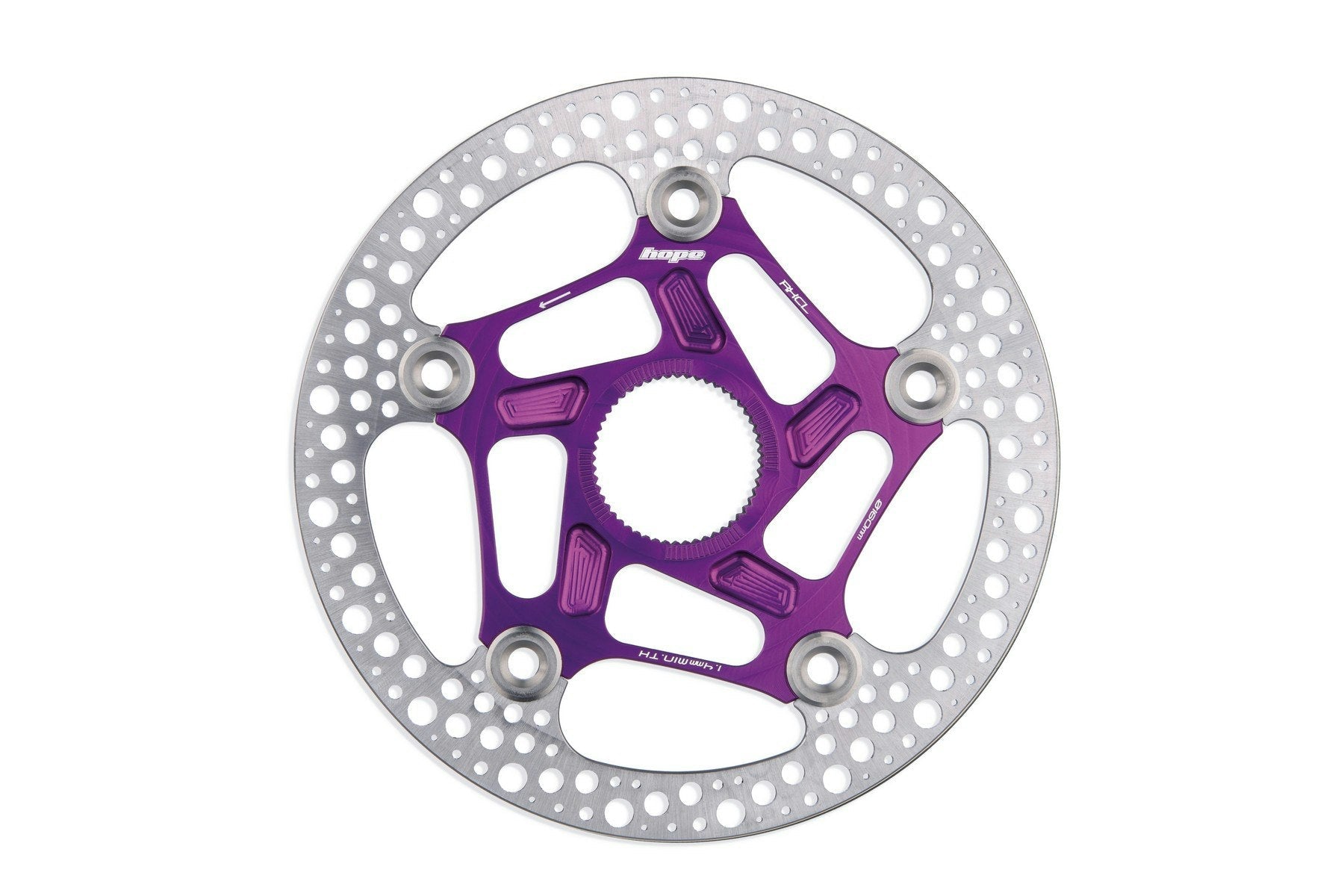 Hope Road Rotor Floating CL 140mm - Purple